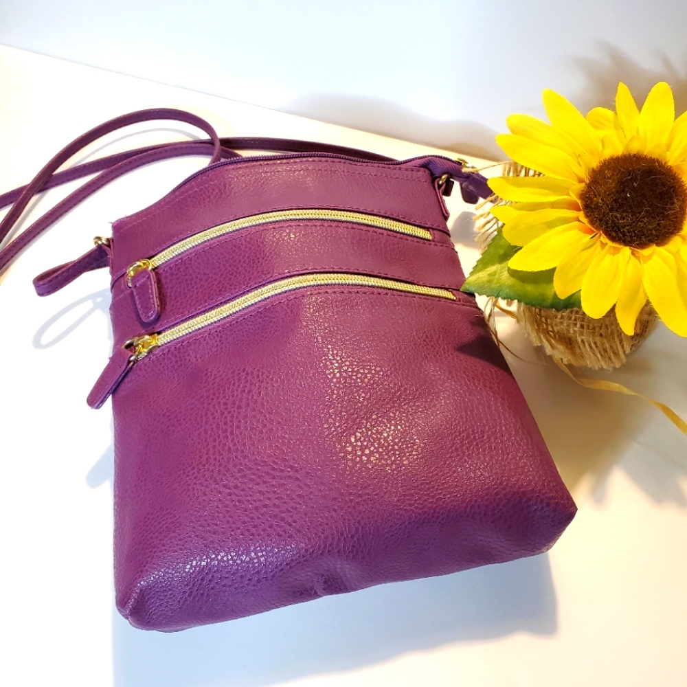 Purple Cross body bag